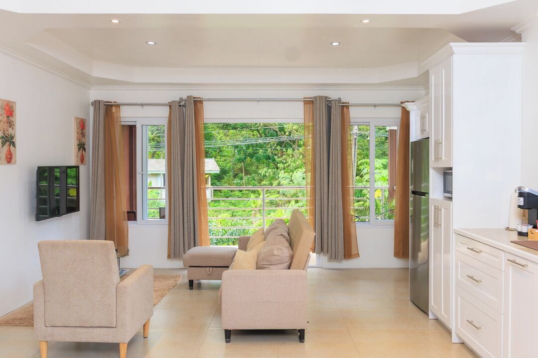 Apartment, 2 Bedrooms, Garden View | Living area