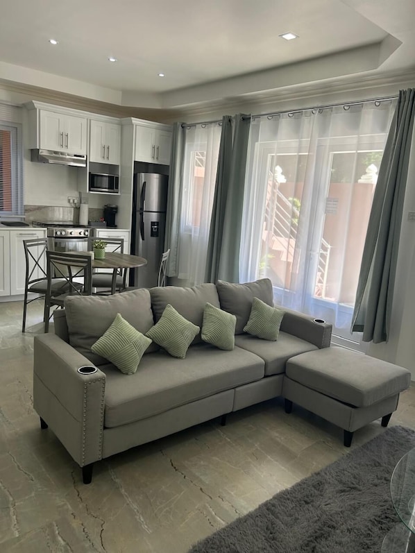 Apartment, Garden View, Ground Floor | Living area - Agape Suites (Soufrière)