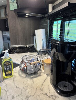 Microwave, oven, stovetop