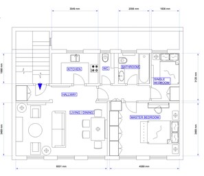 مخطط تصميم الطابق