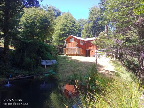 Cabaña entre saltos y termas