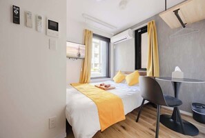 1 makuuhuone, silitysrauta/-lauta, Wi-Fi, vuodevaatteet