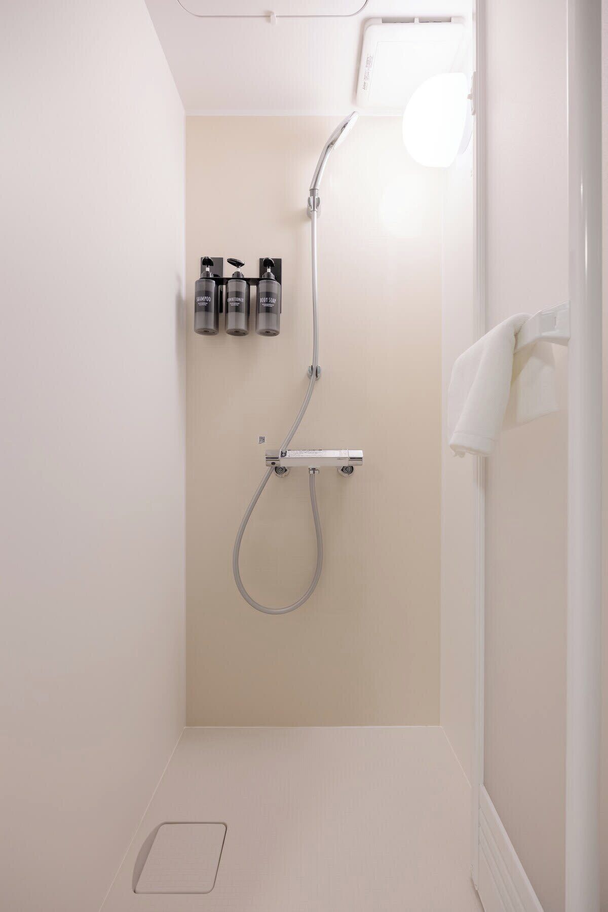 Shower, hair dryer