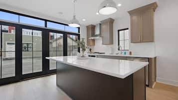 Casa Cielo | Private kitchen | Espresso maker, coffee/tea maker, full-size fridge, microwave