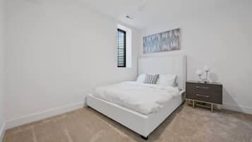 Egyptian cotton sheets, premium bedding, memory foam beds, free minibar