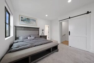 Egyptian cotton sheets, premium bedding, memory foam beds, free minibar