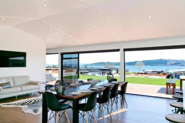 Fully open the the large sliding doors on those beautiful sunshine days