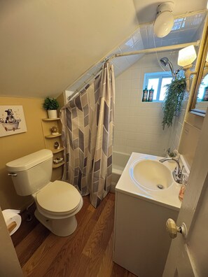 Towels, soap, toilet paper