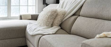 TV connectée, cheminée