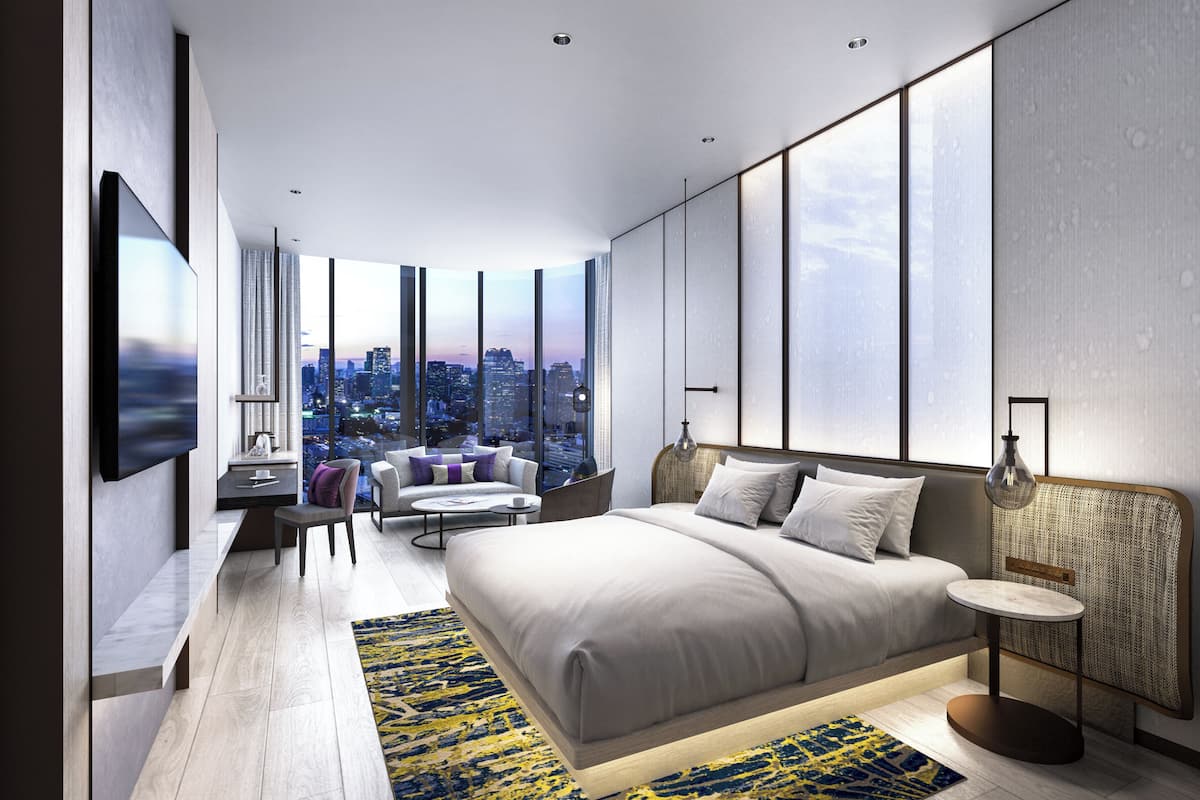 Premier Room, 1 King Bed, Corner | Premium bedding, minibar, in-room safe, desk