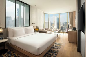 Egyptian cotton sheets, premium bedding, minibar, in-room safe - Grand Nikko Bangkok Sathorn (Bangkok)