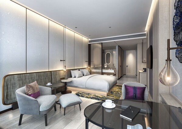 Premium bedding, minibar, in-room safe, desk