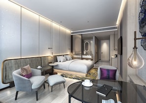 Premium bedding, minibar, in-room safe, desk