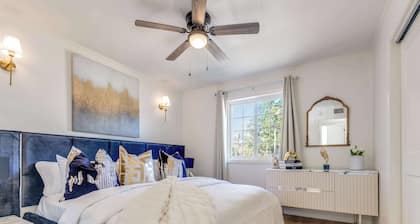 Boutique 2BR Near SFA | Fast Wi-Fi + Coffee Bar