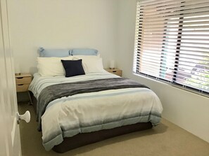 Iron/ironing board, travel cot, free WiFi, bed sheets
