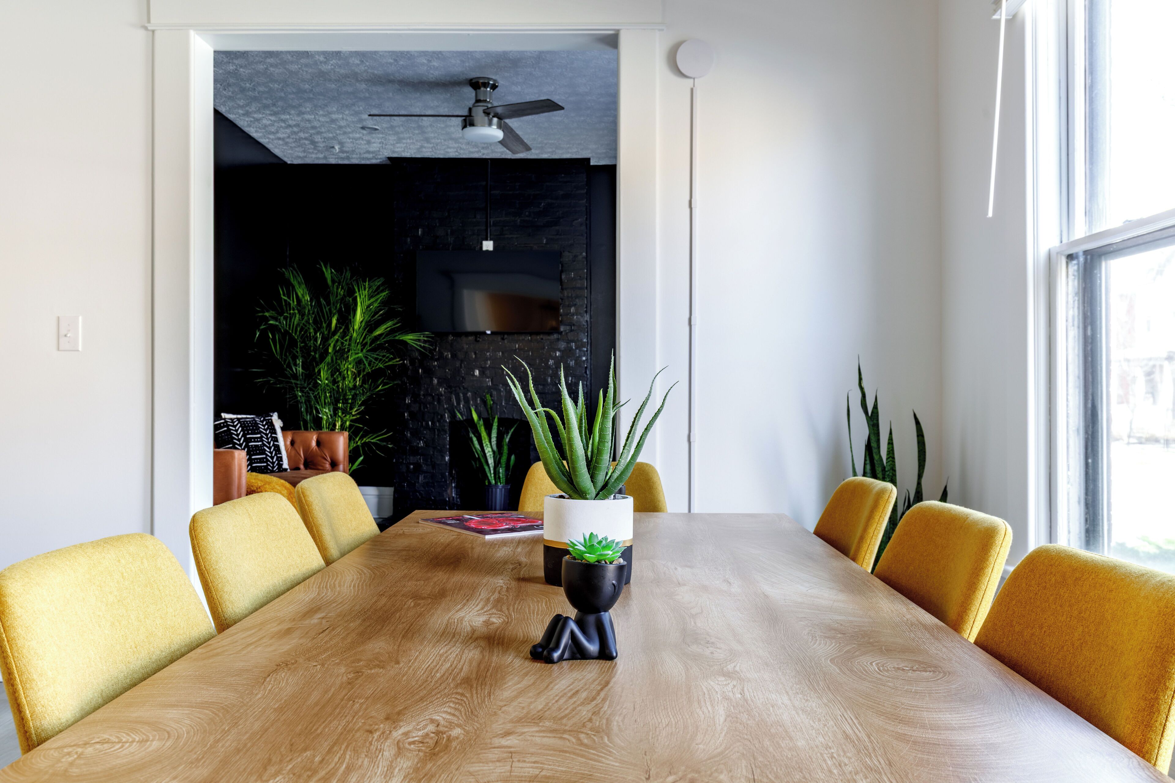 Spiseområde på rommet