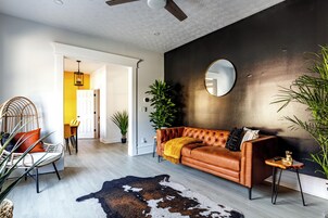 Casa Serena | Living area | 55-inch Smart TV with digital channels, Netflix, Hulu