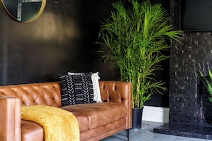 Een 55-inch smart-tv met digitale zenders, Netflix en Hulu