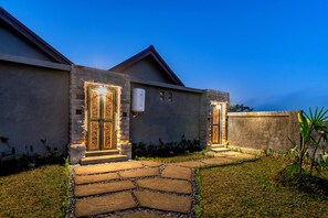 Front of property - evening/night