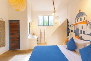 Suite, 2 chambres, piscine privée | Espace de travail pour ordinateur portable, Wi-Fi gratuit