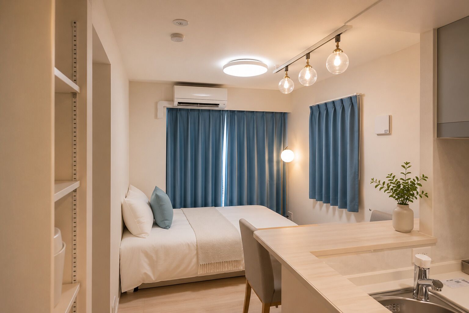1 chambre, bureau, fer et planche à repasser, accès au Wi-Fi (inclus)