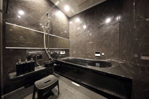 Hair dryer, towels