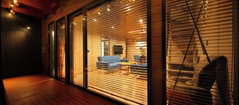 Newly built in July 2025  Contrast of forest and light  Premium stay  Bonfire  BBQ  14 people  / Minamitsurugun Yamanashi