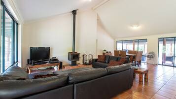 تلفزيون، مدفأة