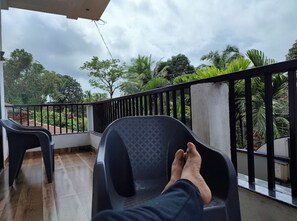 Quarto luxo | Terraço/pátio