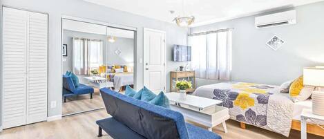 1 soverom, strykejern/-brett, wi-fi og sengetøy