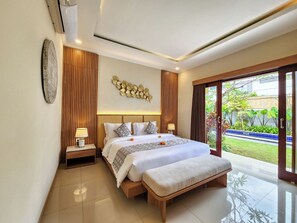 3 bedrooms, iron/ironing board, Internet, bed sheets - 3-bedroom Palma Blanca Villa in tranquil Bali (Bali)