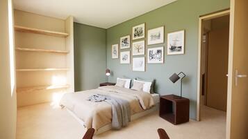 2 bedrooms, free WiFi, bed sheets, wheelchair access