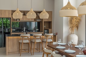 Luxury Villa, 6 Bedrooms, Private Pool, Garden View | Private kitchen | Fridge, microwave, stovetop, coffee/tea maker