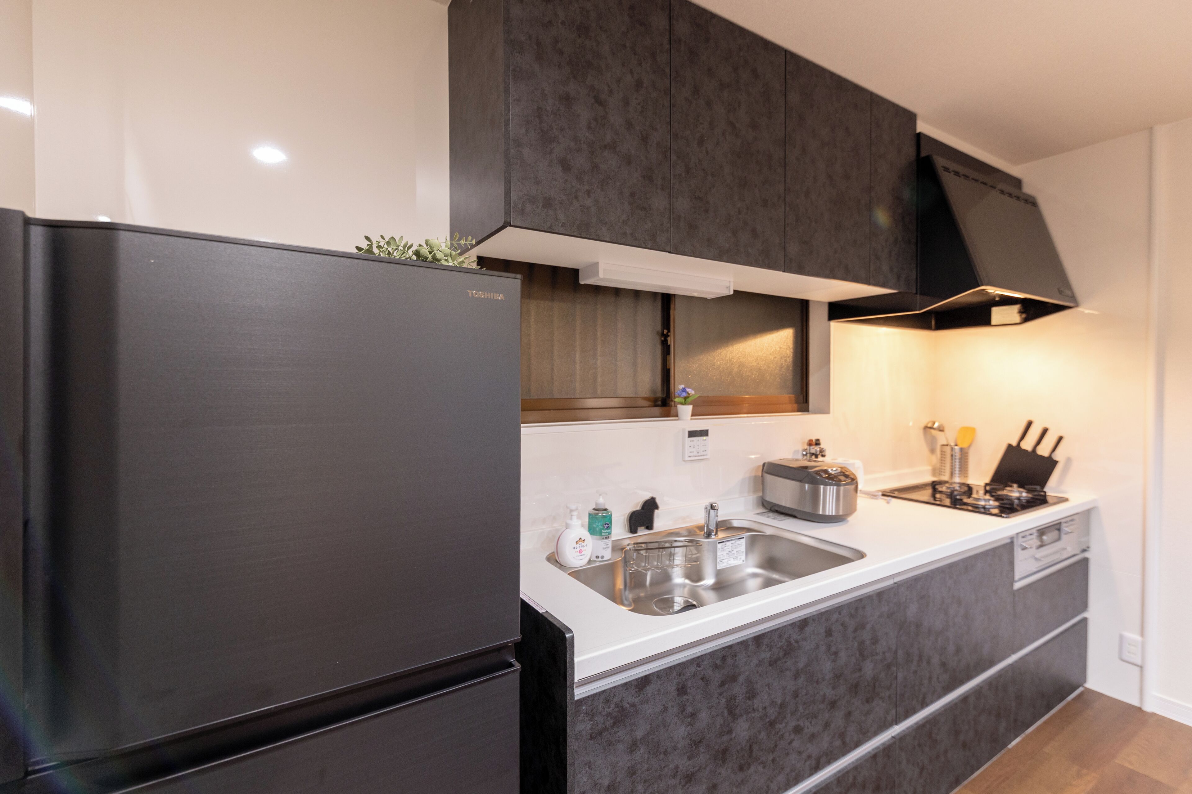 Comfort Villa, Non Smoking | Private kitchen | Fridge, microwave, stovetop, cookware/dishes/utensils