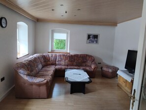 TV og peis