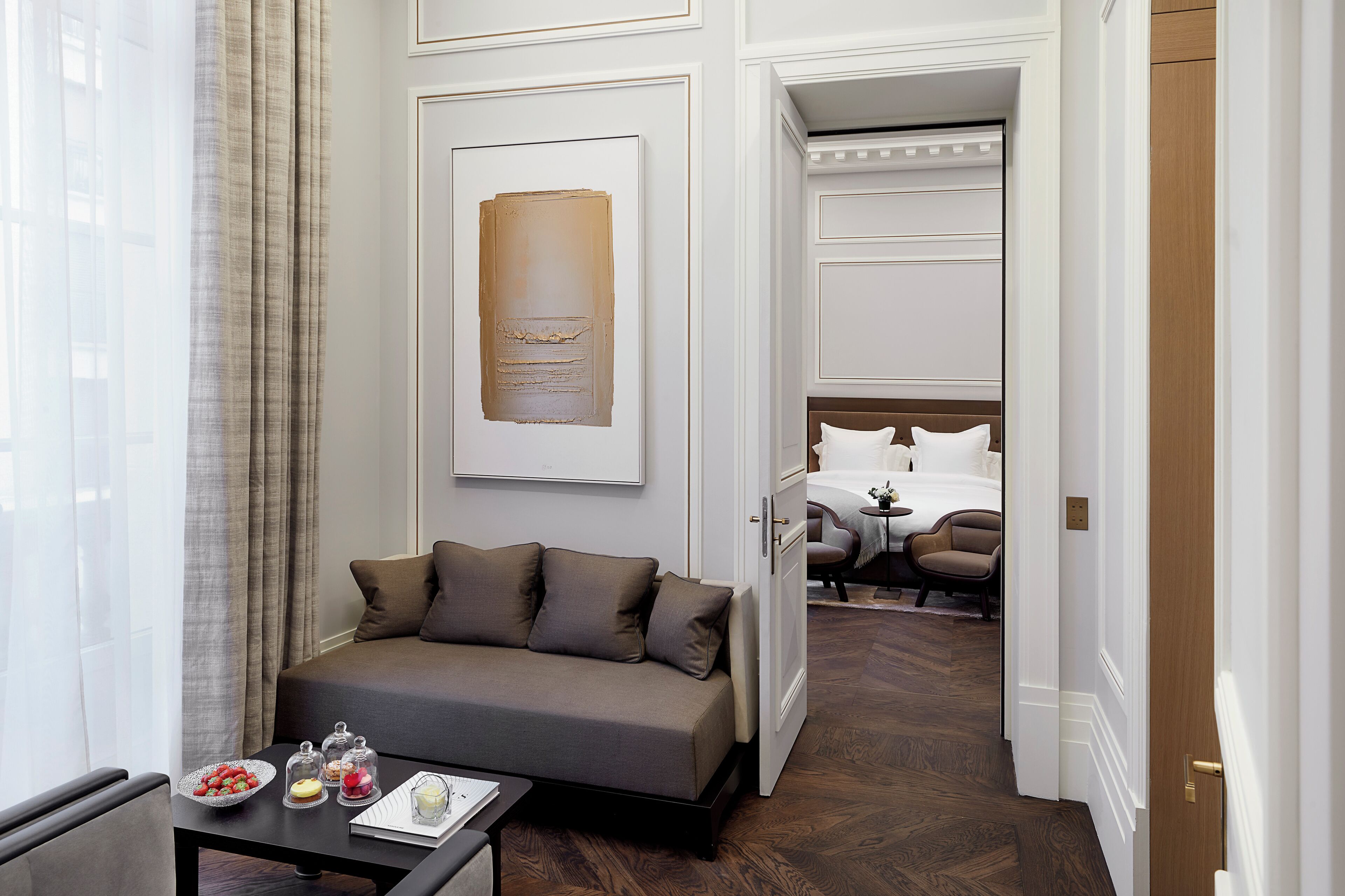 50-inch flat-screen TV with cable channels, offices