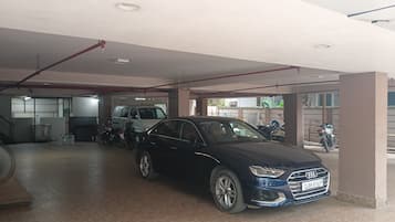 Free self parking, free valet parking