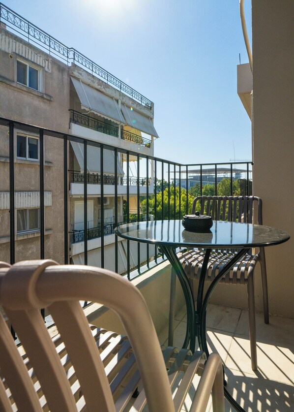 Chambre quadruple familiale, balcon | Balcon