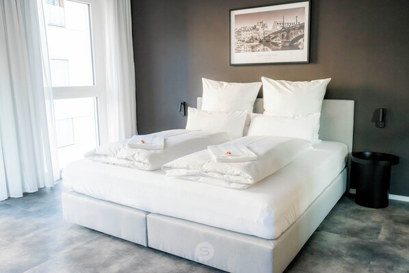 3 Schlafzimmer, Reisekinderbett, kostenloses WLAN, Bettwäsche