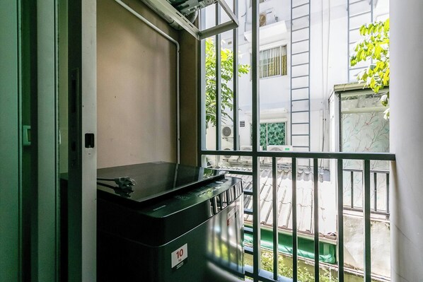 Shared Dormitory, 1 Bedroom, Balcony | Balcony - Room-tc Contel at Bts Samrong (Samut Prakan)