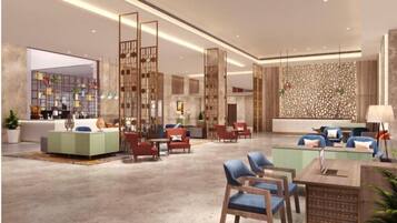 Lobby sitting area