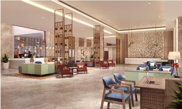 Lobby sitting area