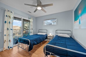 4 bedrooms, iron/ironing board, travel crib, WiFi