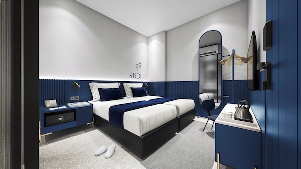 Standard Twin Room, Women only | Blackout curtains, iron/ironing board, free WiFi