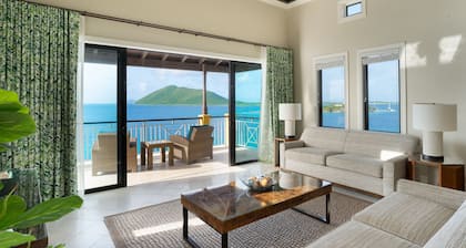 Divine Hillside Villa with Endless Caribbean Views & Sailboat Charters