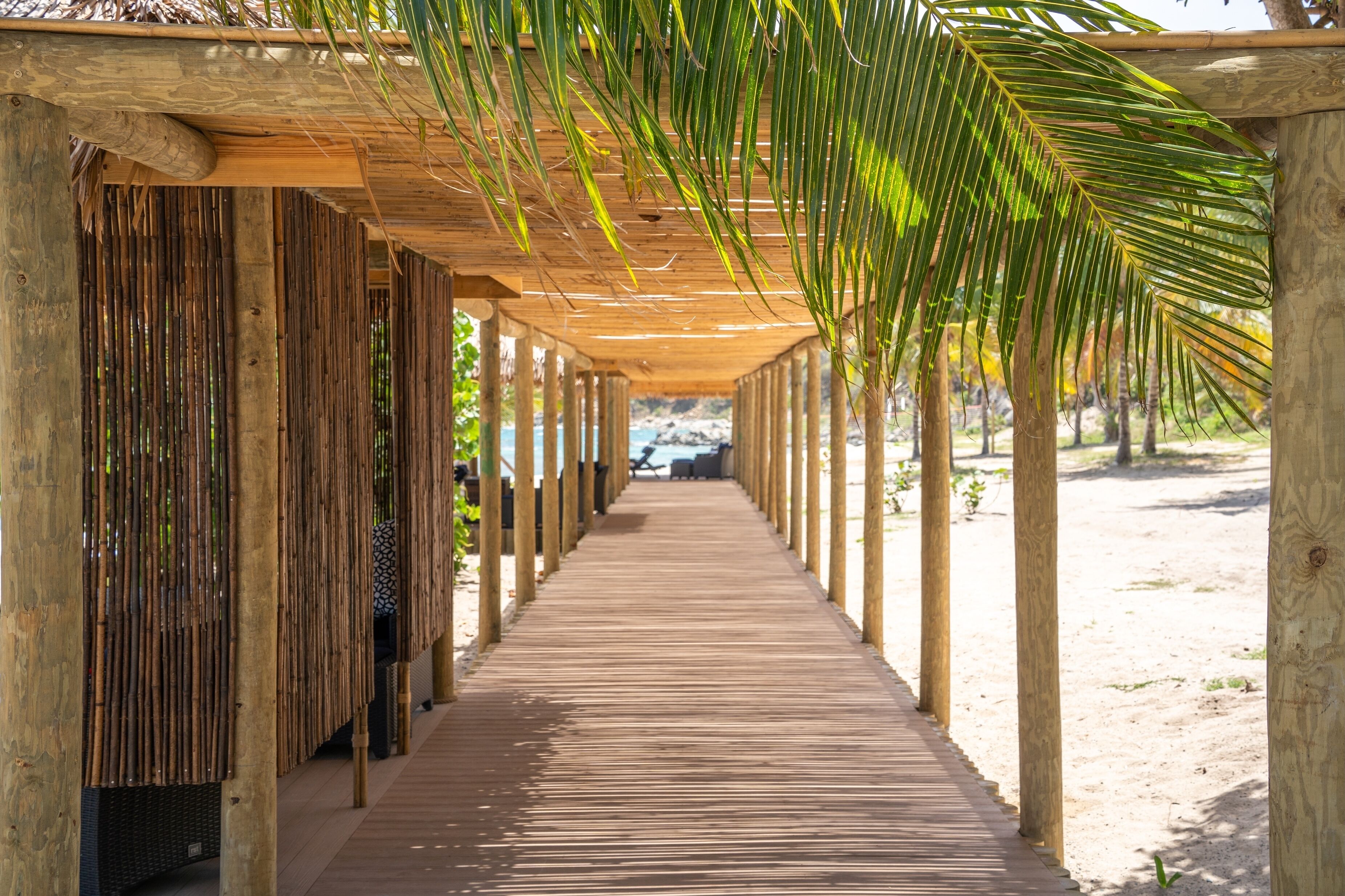 Stroll the shaded boardwalk and let the beach breeze guide you.