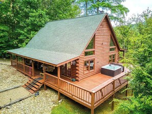 Exterior - Secluded Cabin w/ Hot Tub, Fire Pit & Views (Sevierville)