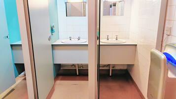 Shower, toilet paper