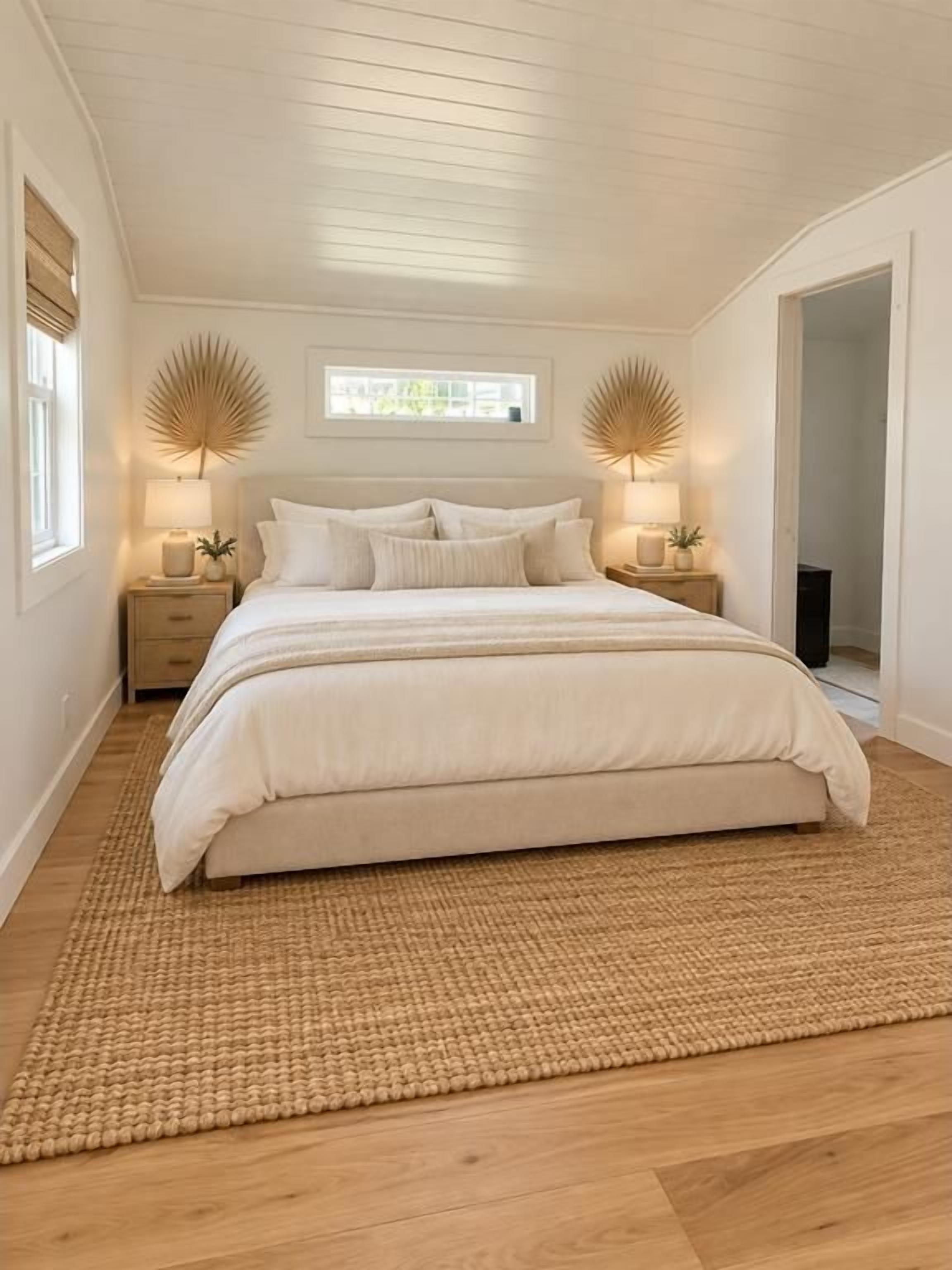 Bedroom rendering -King bed