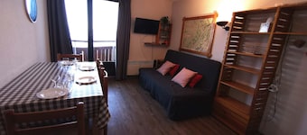 Family apartment at the foot of the slopes, 2 rooms, Prapoutel